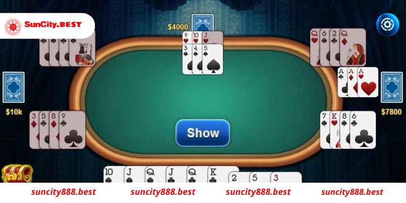 Game Phỏm online Suncity là một trò chơi đánh bài trực tuyến